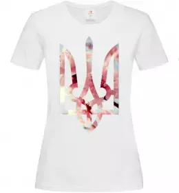 Женская футболка Герб - цвіт Белый фото