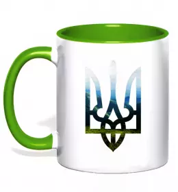 Чашка с цветной ручкой