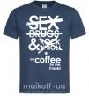 Чоловіча футболка SEX, DRUGS AND ROCK'N-ROLL... Темно-синій фото
