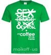 Чоловіча футболка SEX, DRUGS AND ROCK'N-ROLL... Зелений фото