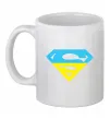 Чашка керамическая УКРАЇНСЬКИЙ СУПЕРМЕН Белый фото
