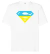 Футболка Оверсайз УКРАЇНСЬКИЙ СУПЕРМЕН Белый фото