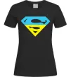 Женская футболка УКРАЇНСЬКИЙ СУПЕРМЕН Черный Женская футболка УКРАЇНСЬКИЙ СУПЕРМЕН Черный фото