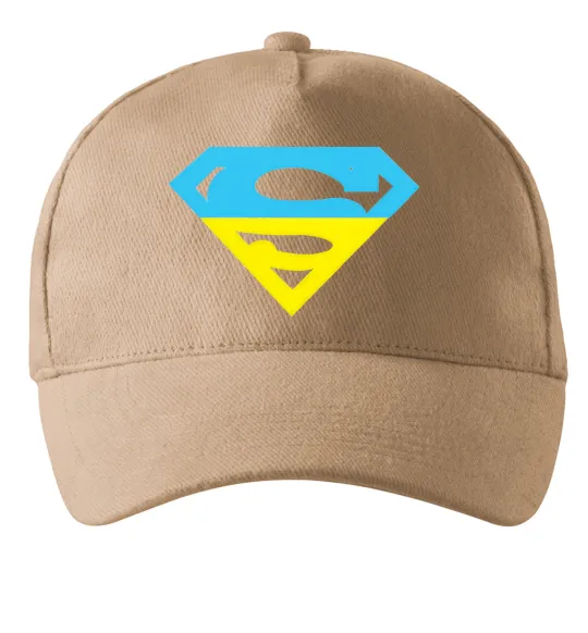 Кепка УКРАЇНСЬКИЙ СУПЕРМЕН Пісочний фото