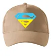 Кепка УКРАЇНСЬКИЙ СУПЕРМЕН Пісочний фото