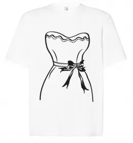 Футболка Оверсайз Наречена весільна сукня Белый фото