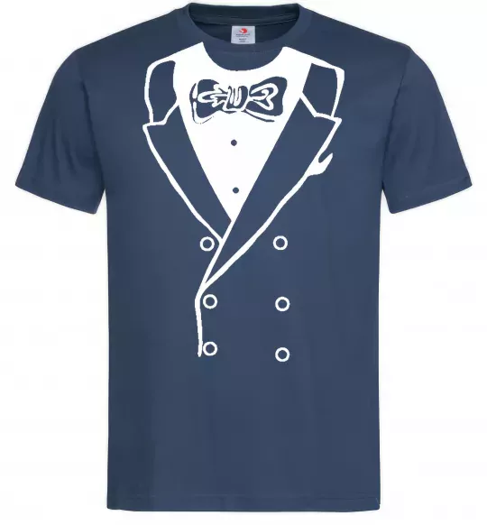 Чоловіча футболка Наречений Темно-синій фото