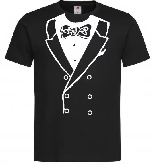 Чоловіча футболка Наречений Чорний фото