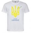 Мужская футболка I'm from Ukraine - герб Белый фото