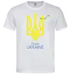 Мужская футболка I'm from Ukraine - герб Белый Мужская футболка I'm from Ukraine - герб Белый фото
