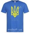 Мужская футболка I'm from Ukraine - герб Ярко-синий фото