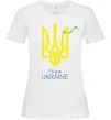 Жіноча футболка I'm from Ukraine - герб Білий Жіноча футболка I'm from Ukraine - герб Білий фото