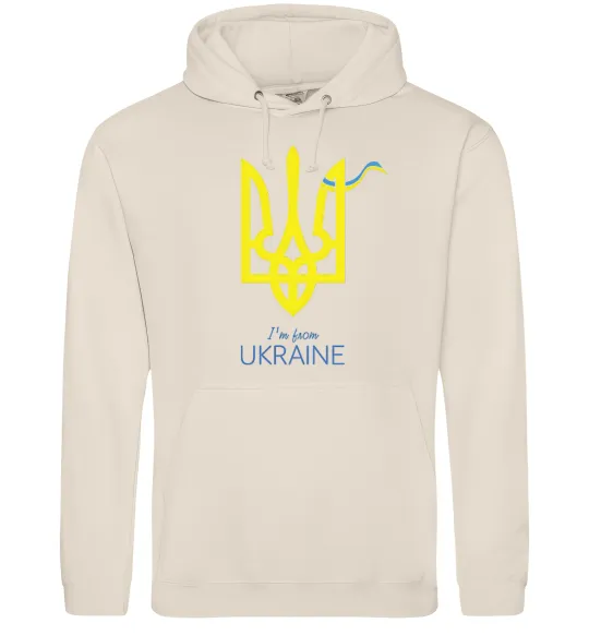 Мужская толстовка (худи) I'm from Ukraine - герб Таш фото