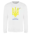 Світшот I'm from Ukraine - герб Білий фото