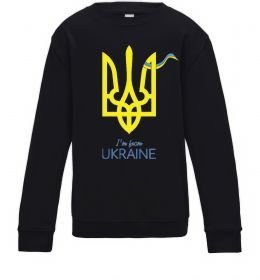 Дитячий світшот I'm from Ukraine - герб Дитячий світшот I'm from Ukraine - герб