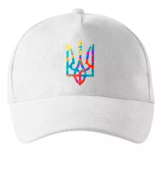 Кепка Герб - фарби Білий фото