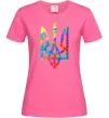Жіноча футболка Герб - фарби Яскраво-рожевий фото