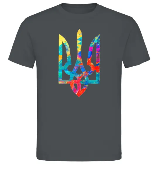 Мужская футболка Герб - фарби Графит фото