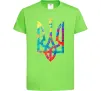 Детская футболка Герб - фарби Лаймовый фото