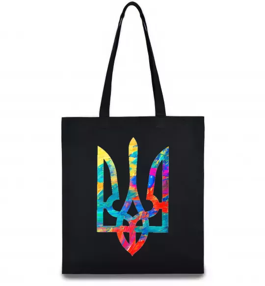 Еко-сумка Герб - фарби Чорний фото