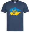 Мужская футболка Герб і Прапор - фарби Темно-синий фото