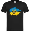 Мужская футболка Герб і Прапор - фарби Черный фото