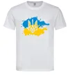 Мужская футболка Герб і Прапор - фарби Белый фото