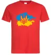 Мужская футболка Герб і Прапор - фарби Красный фото