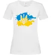 Жіноча футболка Герб і Прапор - фарби Білий фото