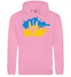 Жіноча толстовка (худі) Герб і Прапор - фарби Рожевий фото