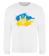 Свитшот Герб і Прапор - фарби Белый Свитшот Герб і Прапор - фарби Белый фото