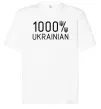 Футболка Оверсайз 1000% Ukrainian Белый фото