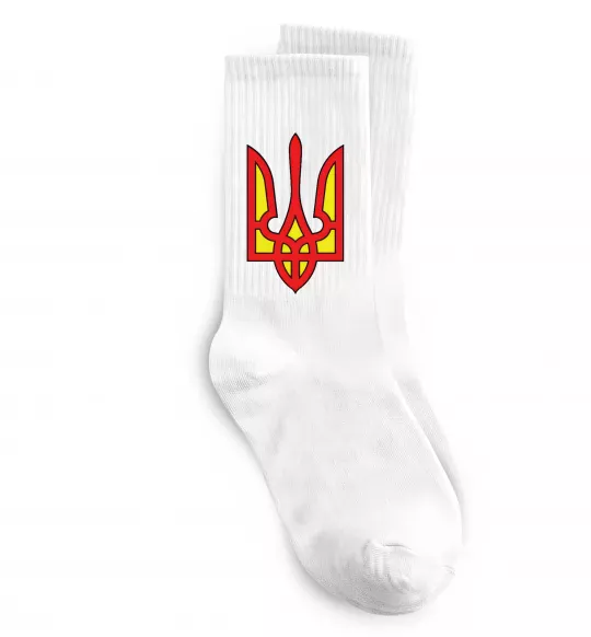 Носки Super Ukrainian Белый фото