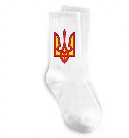 Носки Super Ukrainian Белый фото