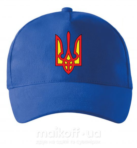 Кепка Super Ukrainian Яскраво-синій фото