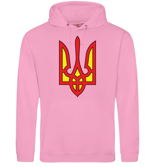 Мужская толстовка (худи) Super Ukrainian Розовый фото