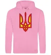 Мужская толстовка (худи) Super Ukrainian Розовый фото