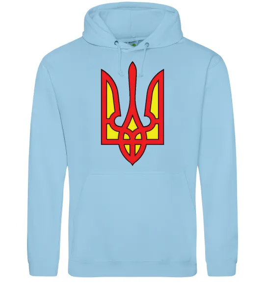 Мужская толстовка (худи) Super Ukrainian Голубой фото