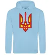 Мужская толстовка (худи) Super Ukrainian Голубой фото