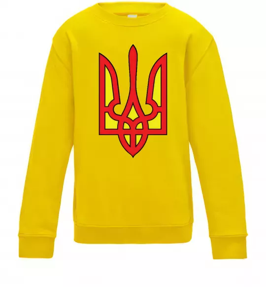 Детский Свитшот Super Ukrainian Солнечно желтый фото