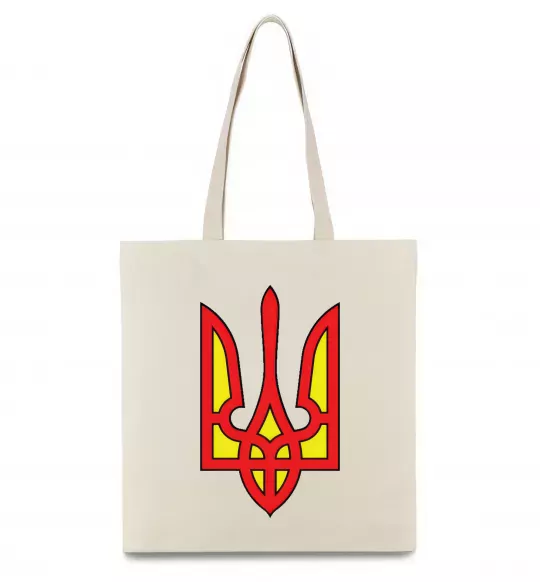 Эко-сумка Super Ukrainian Бежевый фото
