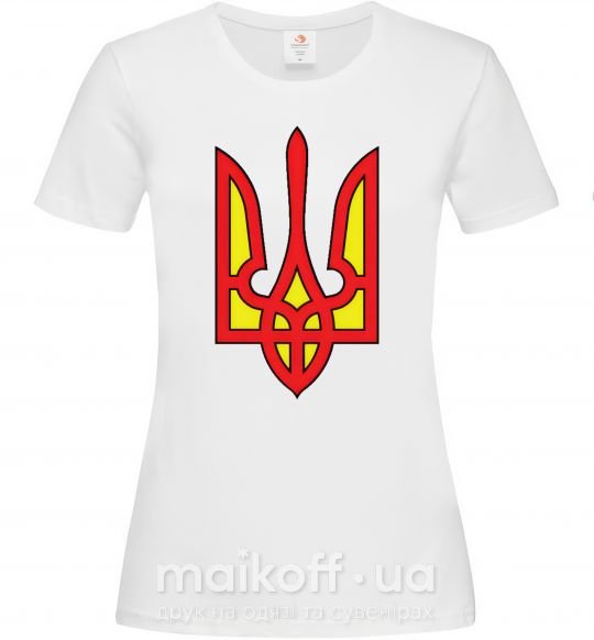 Жіноча футболка Super Ukrainian Білий фото