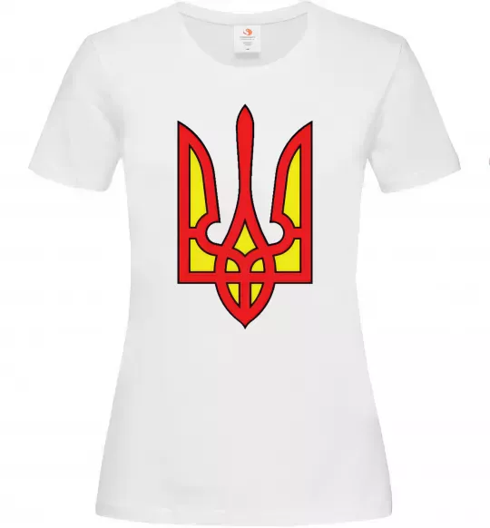 Женская футболка Super Ukrainian Белый фото