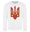 Світшот Super Ukrainian Білий фото