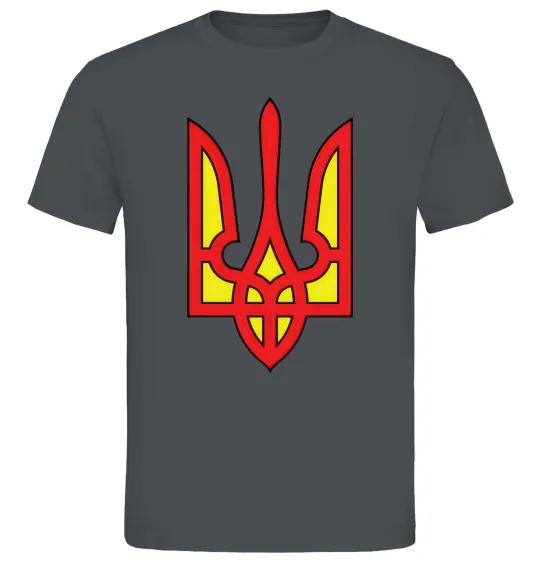 Чоловіча футболка Super Ukrainian Графіт фото