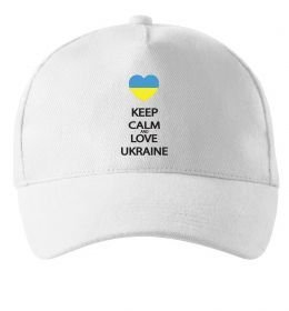 Кепка Keep calm and love Ukraine