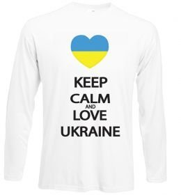Лонгслів Keep calm and love Ukraine