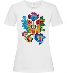 Жіноча футболка Герб квіти Жіноча футболка Герб квіти