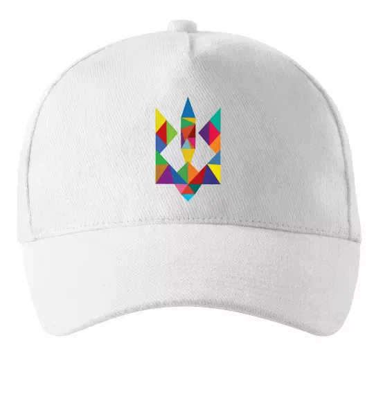 Кепка Герб - мозаїка Белый фото