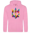 Женская толстовка (худи) Герб - мозаїка Розовый Женская толстовка (худи) Герб - мозаїка Розовый фото